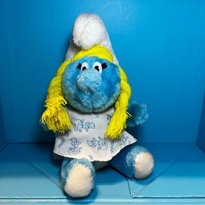 Ganz - The Smurfs - Smurfette 8” Plush 1981
